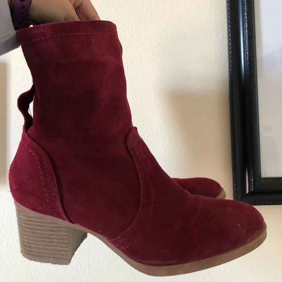 macys red boots